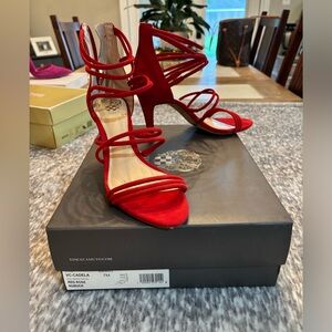 Vince Camuto - “Cadela” - Red Strappy Heel - Never Worn - Size 7